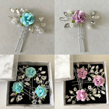 Load image into Gallery viewer, Set of 3 Bobby Pins in Gift Box - Assorted Colours Available