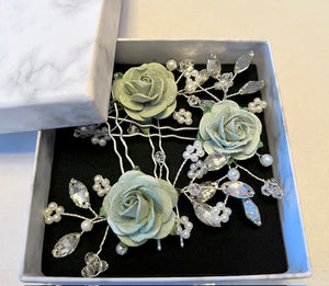 Set of 3 Bobby Pins in Gift Box - Assorted Colours Available