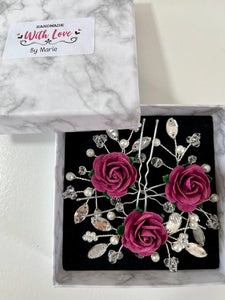 Set of 3 Bobby Pins in Gift Box - Assorted Colours Available