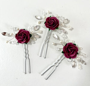 Set of 3 Bobby Pins in Gift Box - Assorted Colours Available