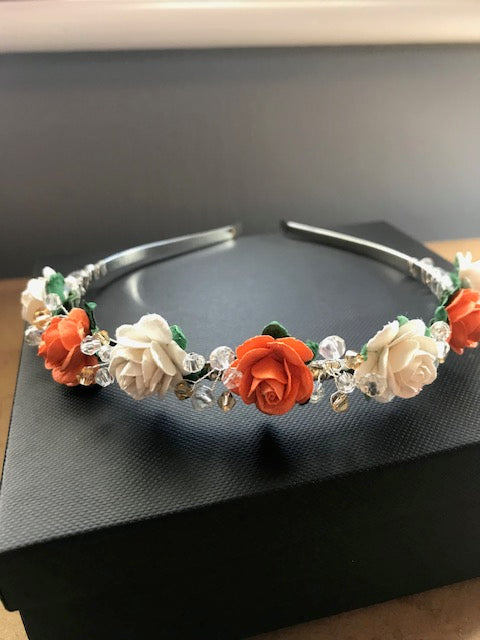 'Handmade with Love' Bridesmaid/Flower girl/Prom  Headband